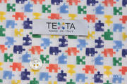 人生はカラフルなパズルのように。TEXTAのジグソーパズルプリント生地入荷しました。