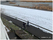 清潔感のあるカジュアルシャツ。今年最後のチーム朝練。