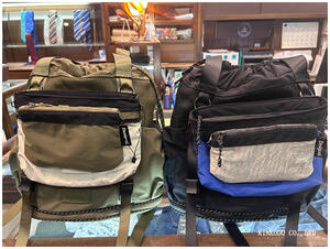 リュックにも気を使って？