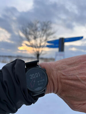 木場潟3周の後に打ち上げ？