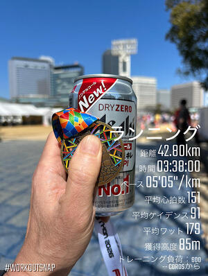 大阪マラソン何とか完走しました。