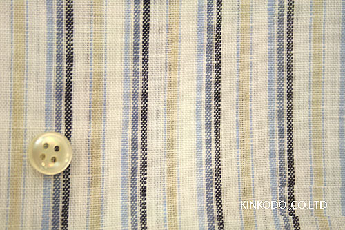 オルトリーナ麻ストライプ