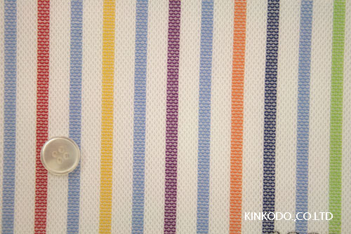 オルトリーナのメッシュ生地のマルチストライプ