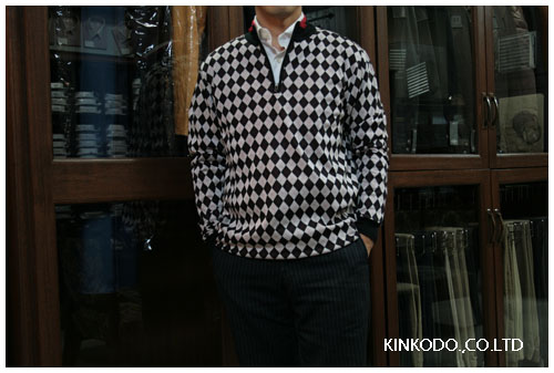 アーガイルセーター