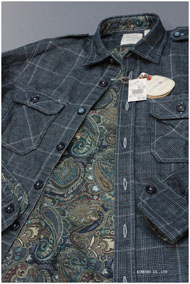 ALTEMFLOWER HERITAGE ツーフェイス・デニムシャツ