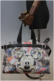 Desigual（デシグアル）｜ディズニーのミッキーマウス モチーフ 2WAYトートバッグ　
