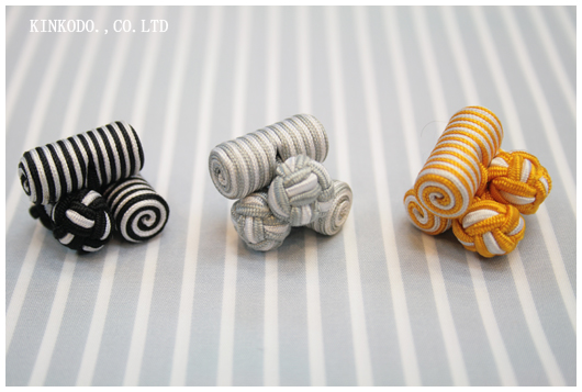 ゴムの組紐カフス