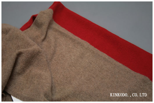 Johnstons(ジョンストンズ)カシミヤ100%ツートーンカラーニットストール