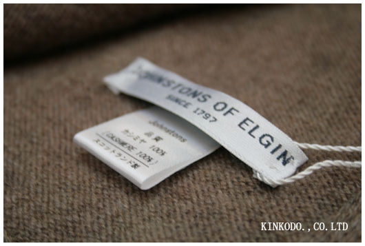 Johnstons(ジョンストンズ)カシミヤ100%ツートーンカラーニットストール