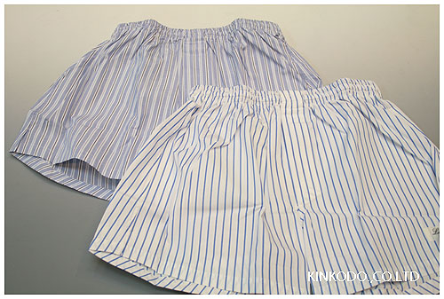 ブルー太＆粗ストライプの組み合わせ　Mサイズ