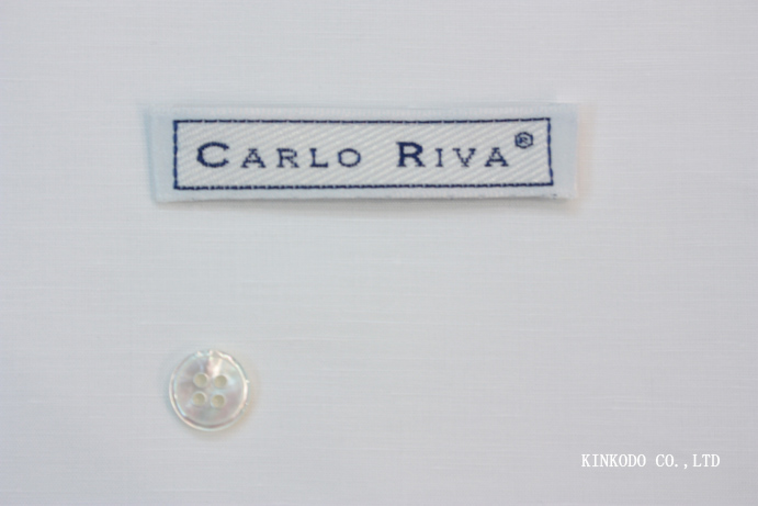 NO-CA41936|Carlo Riva “究極の綿麻” スノーホワイト(リネン58%×コットン42%)