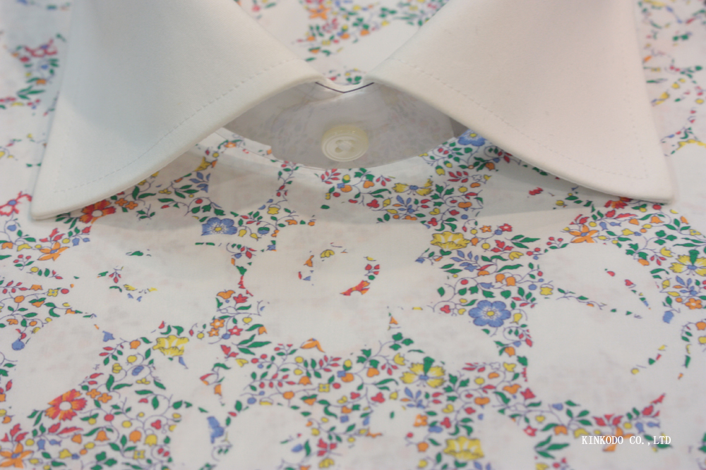 NO-LB3612A　 BELLA'S SILHOUETTE マルチカラー花シルエット柄　LIBERTY PRINT　リバティプリント　綿100％
