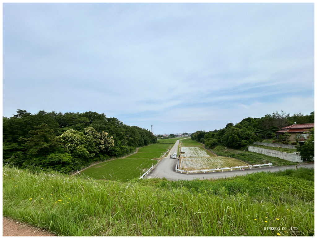 こまつクロスカントリーの田園風景