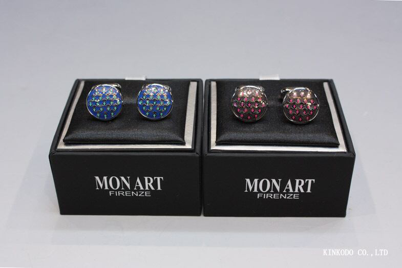 MON ART（モンアート）フルーツ柄カフスリンクス｜Made in Italy
