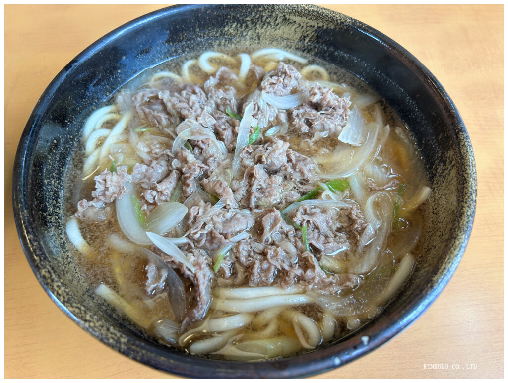 小松うどんの肉うどん