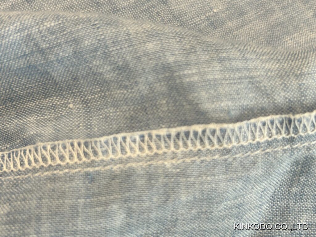 シャツの縫い方ロックミシン