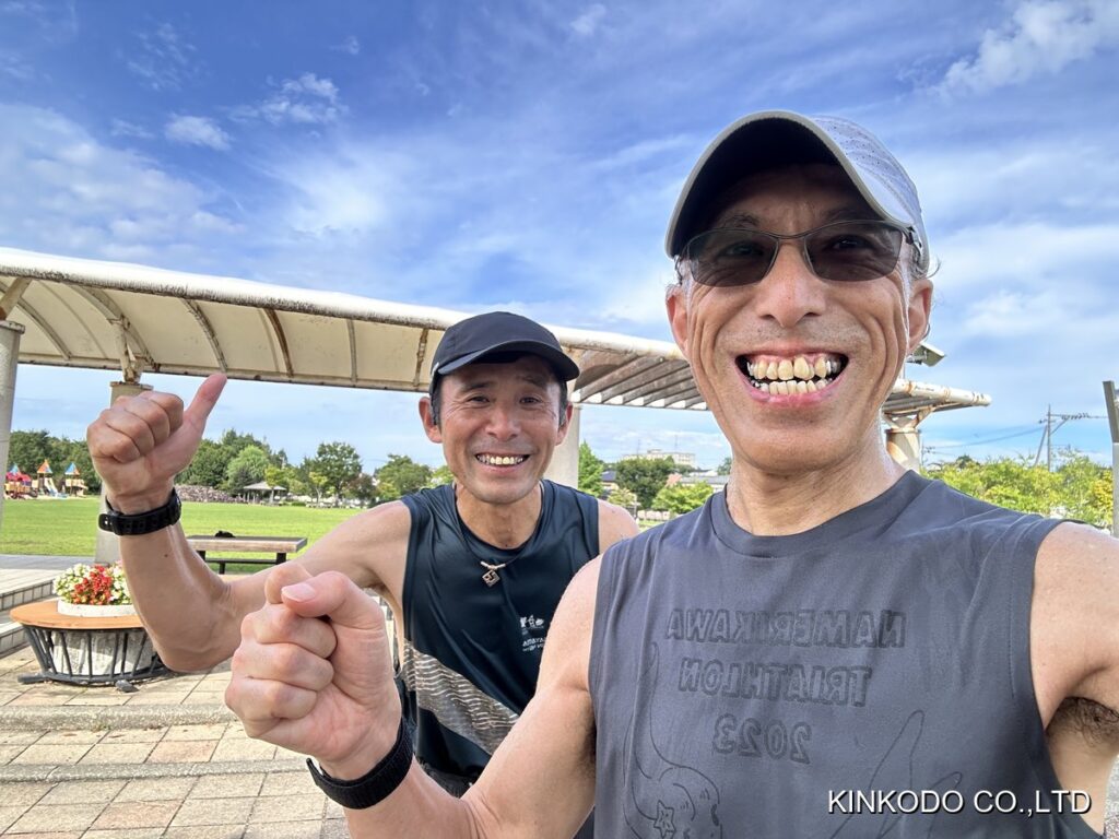 峠走完走者の2人