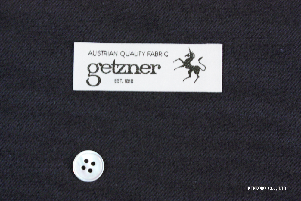 NO-10618554 ネイビーブルー コットンウール起毛 綿80%ウール20% Getzner(ゲッツナー)オーストリア製 綿80%ウール20%