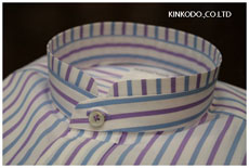 二段のスタンドカラー