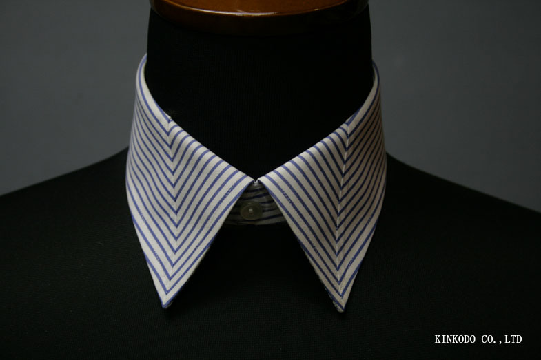 マイタカラーの衿カフス切り替えのデザイン