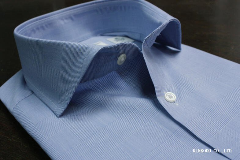 埼玉県S様のグレンチェックのオーダーシャツ