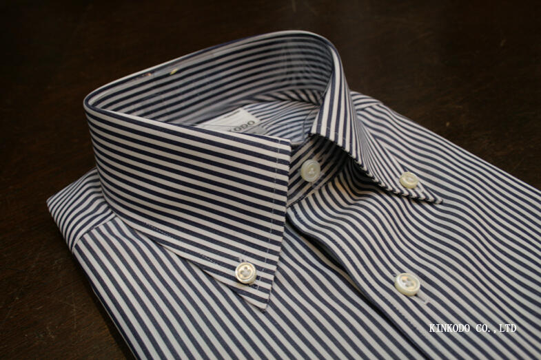 トーマスメイソンの生地で作ったオーダーシャツ
