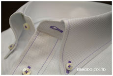 衿・前立て・カフスのカラーステッチ