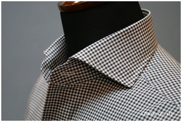 カッタウェイカラー（1）オーダーシャツ（角度）