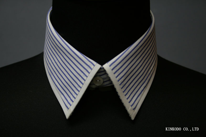 K7 衿羽根の先を白で切り替えたディテール