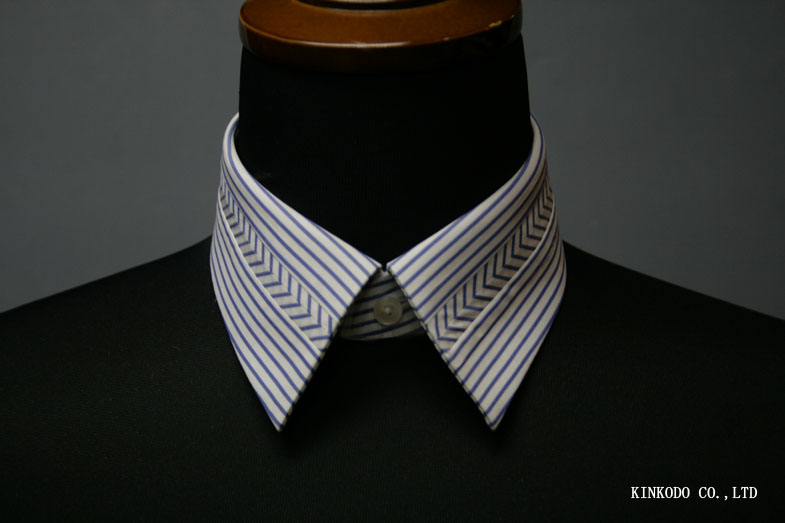 K9 衿羽根中央のヘリンボーン切り替えディテール