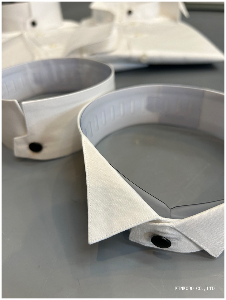 立ち衿とウイングカラー（衿のみ）