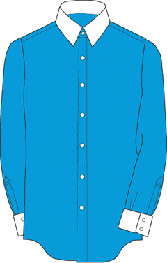 クレリック1：一般的なクレリック（衿とカフスを白の生地）