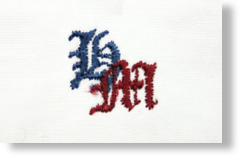 ドイツ文字重ね