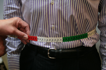 中胴（ウエスト）採寸