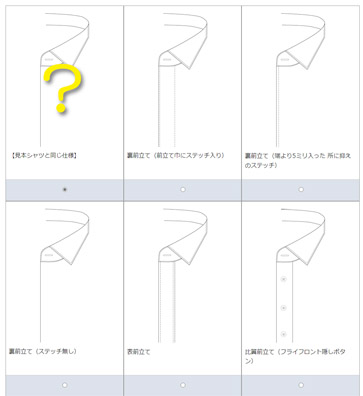 前立てのデザイン