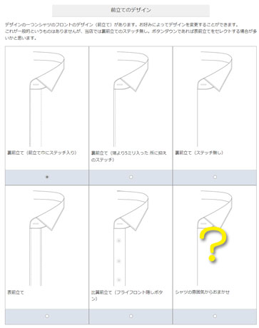 前立てのデザイン