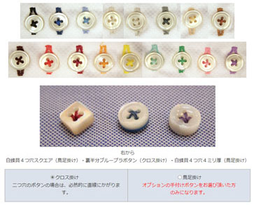 ボタンつけ糸とボタンホール糸